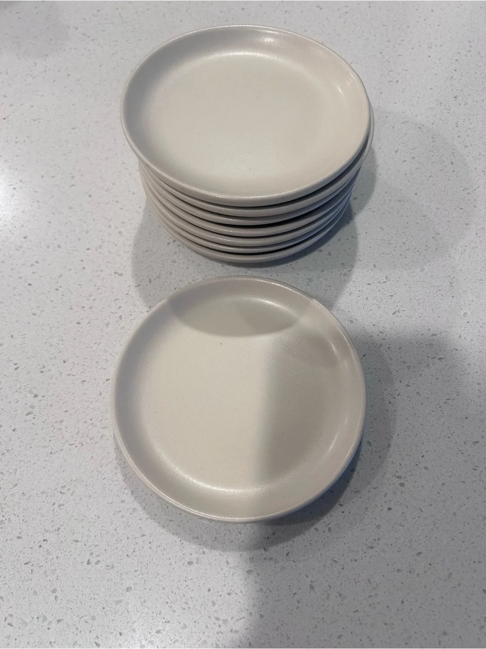 Crate & Barrel Stoneware Coasters - Set of 8